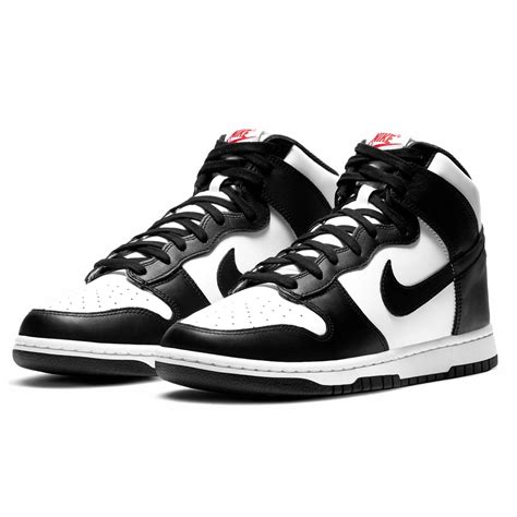 nike panda dunks high tops